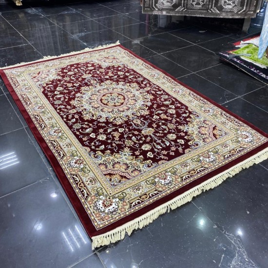 Turkish carpets joy 20027 red burgundy