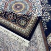 سجاد تركي الماس صوف درجه اولا كلاسيك سميك 38684A كحلي مقاس 150*230