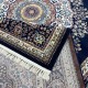 Turkish diamond wool carpet first class classic thick 38684A navy blue size 300*400