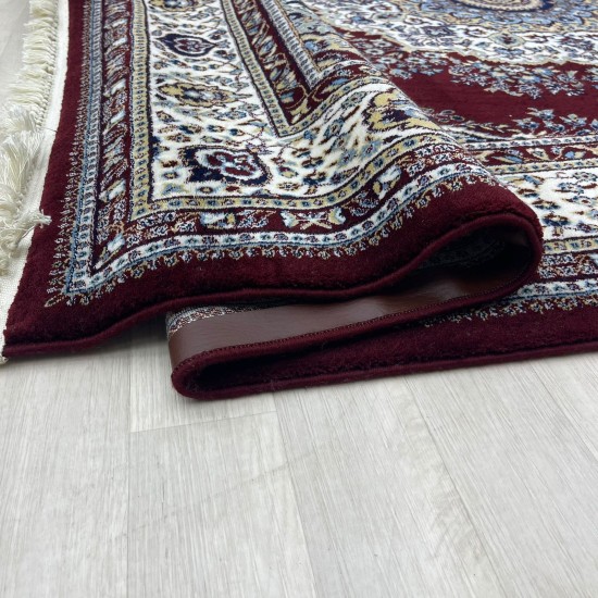 Turkish diamond carpet first class classic thick wool 38684A Red size 200*300