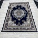 Turkish diamond wool carpet first class classic thick 38684A navy blue size 200*300 Turkish diamond wool carpet first class classic thick 38684A navy blue size 200*300