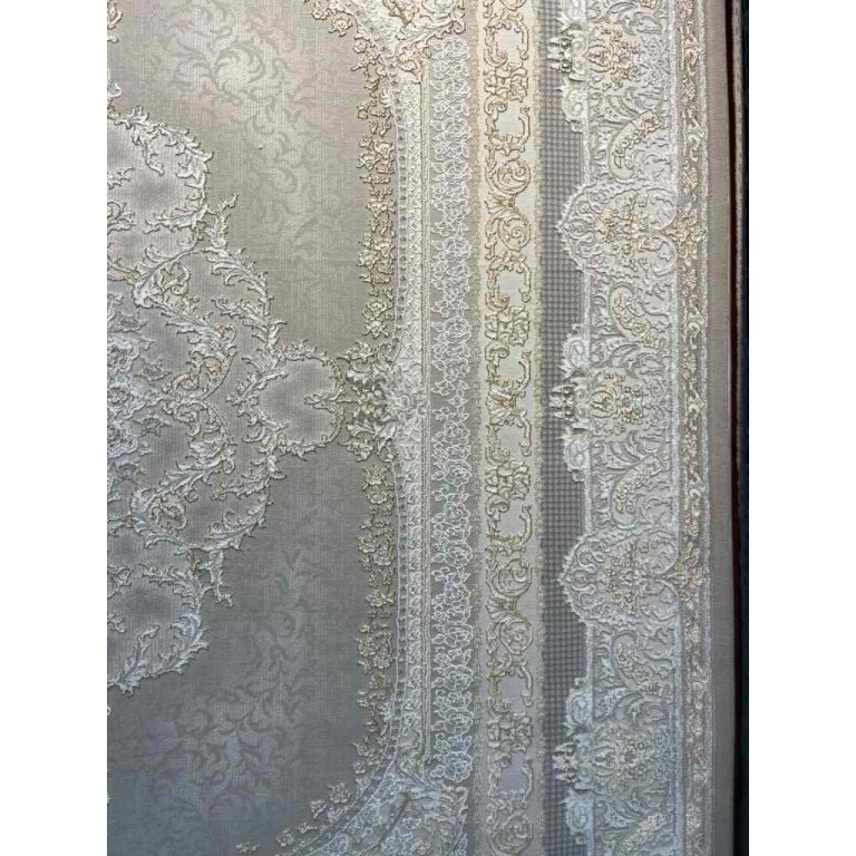 Al Yamama Classic Thick Soft Turkish Carpet 40378A beige Size 500*700