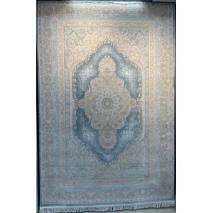 سجاد تركي اليمامة كلاسيك سميك ناعم 40378A سماوي مقاس 400*600