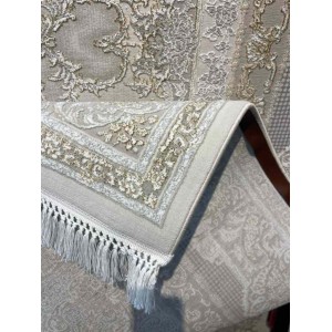سجاد تركي اليمامة كلاسيك سميك ناعم 40378A كريم مقاس 100*400