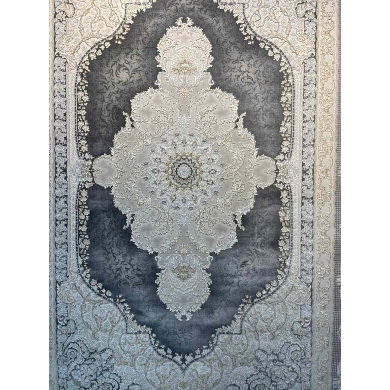 سجاد تركي اليمامة كلاسيك سميك ناعم 40378A رصاصي مقاس 100*300