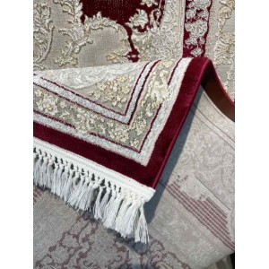سجاد تركي اليمامة كلاسيك سميك ناعم 40378A احمر مقاس 100*400