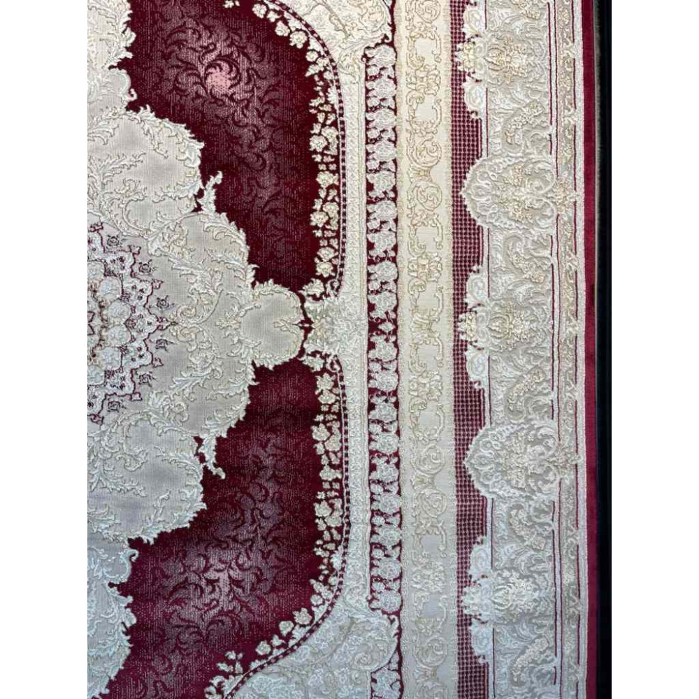 سجاد تركي اليمامة كلاسيك سميك ناعم 40378A احمر مقاس 100*400