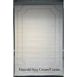 سجاد تركي اطار برواز الزمرد 8553 كريم كريم مقاس 80*150