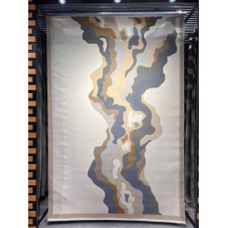 سجاد تركي فلورنس 620 كريم سماوي مقاس 100*300