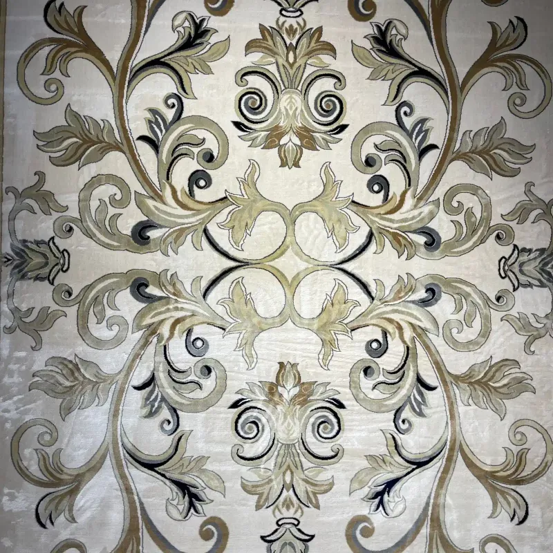 Turkish rug LAMINA French pattern 40844A cream size 400*400