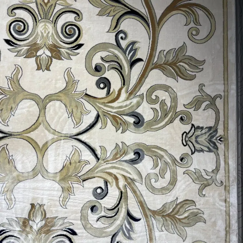Turkish rug LAMINA French pattern 40844A cream size 400*400