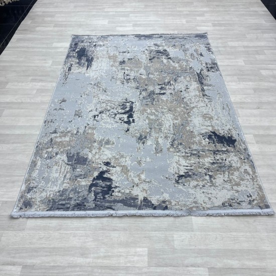 Turkish pearl carpet 15456A gray blue size  200*300