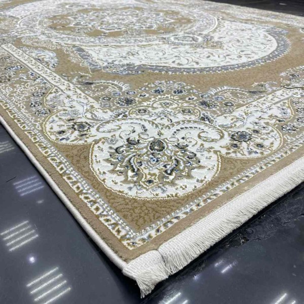 سجاد نجلة تركي كلاسيك ناعم NC63B بيج بيج مقاس 120*180