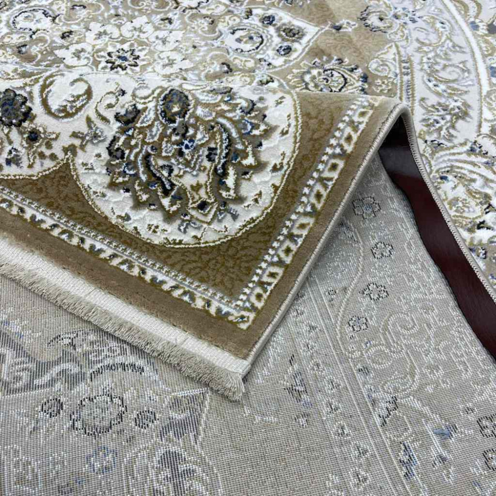 سجاد نجلة تركي كلاسيك ناعم NC63B بيج بيج مقاس 120*180