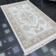 Turkish Burlap Rug Oakville OH363A Dark Beige Cream Size 80*150