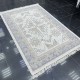 Turkish Burlap Rug Oakville OH363A Gray Cream Size 80*150