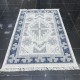 Turkish Burlap Rug Oakville OH363A Blue Cream Size 200*300