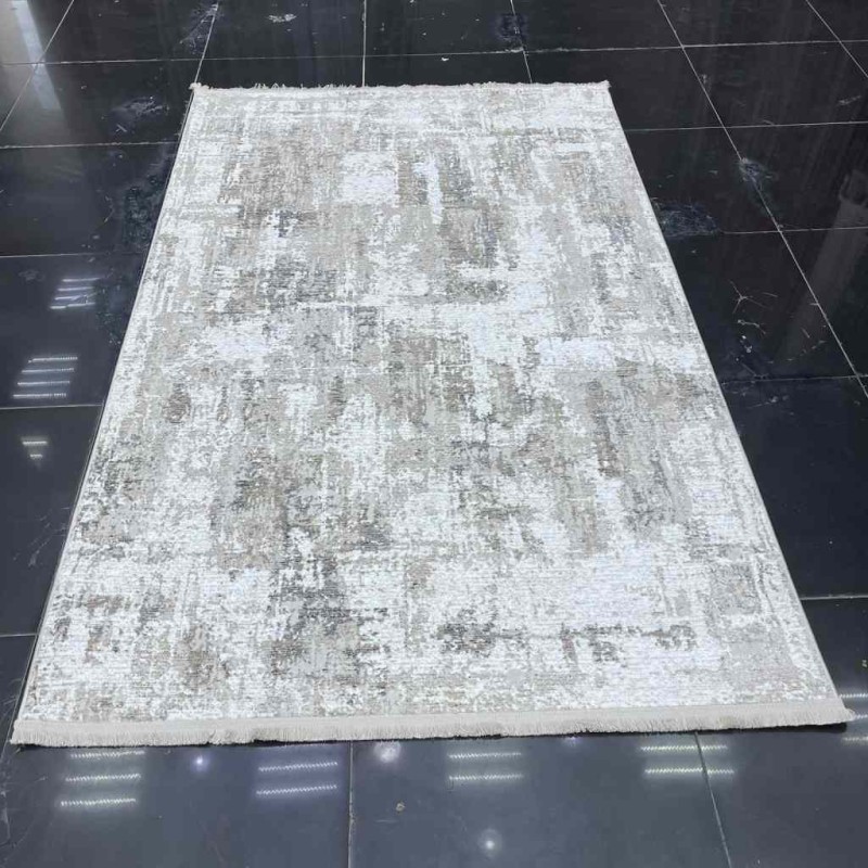 Turkish Oceanus Carpet 02678C gray Beige Size 200*300