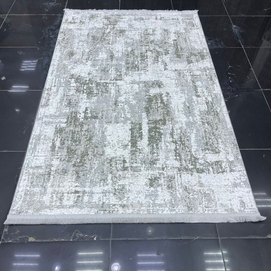 Turkish Oceanus Carpet 02678C Gray Green Size 100*200