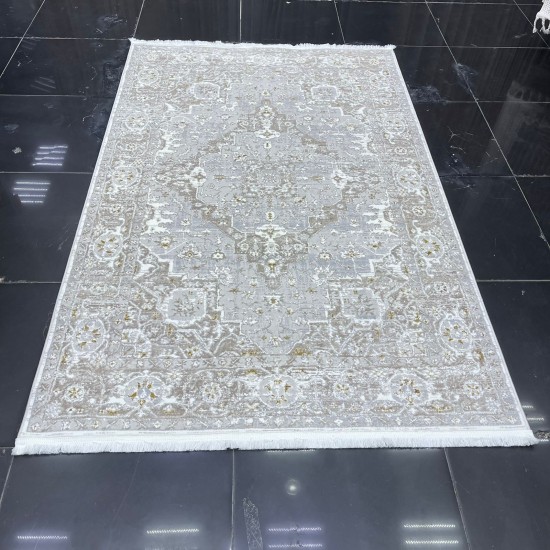 Turkish Oceanus Carpet 05961B golden Size 80*150