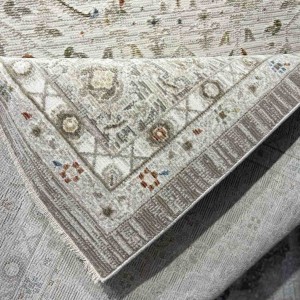 سجاد تركي بوهيمي اورنات AA034B كريم مقاس 200*300