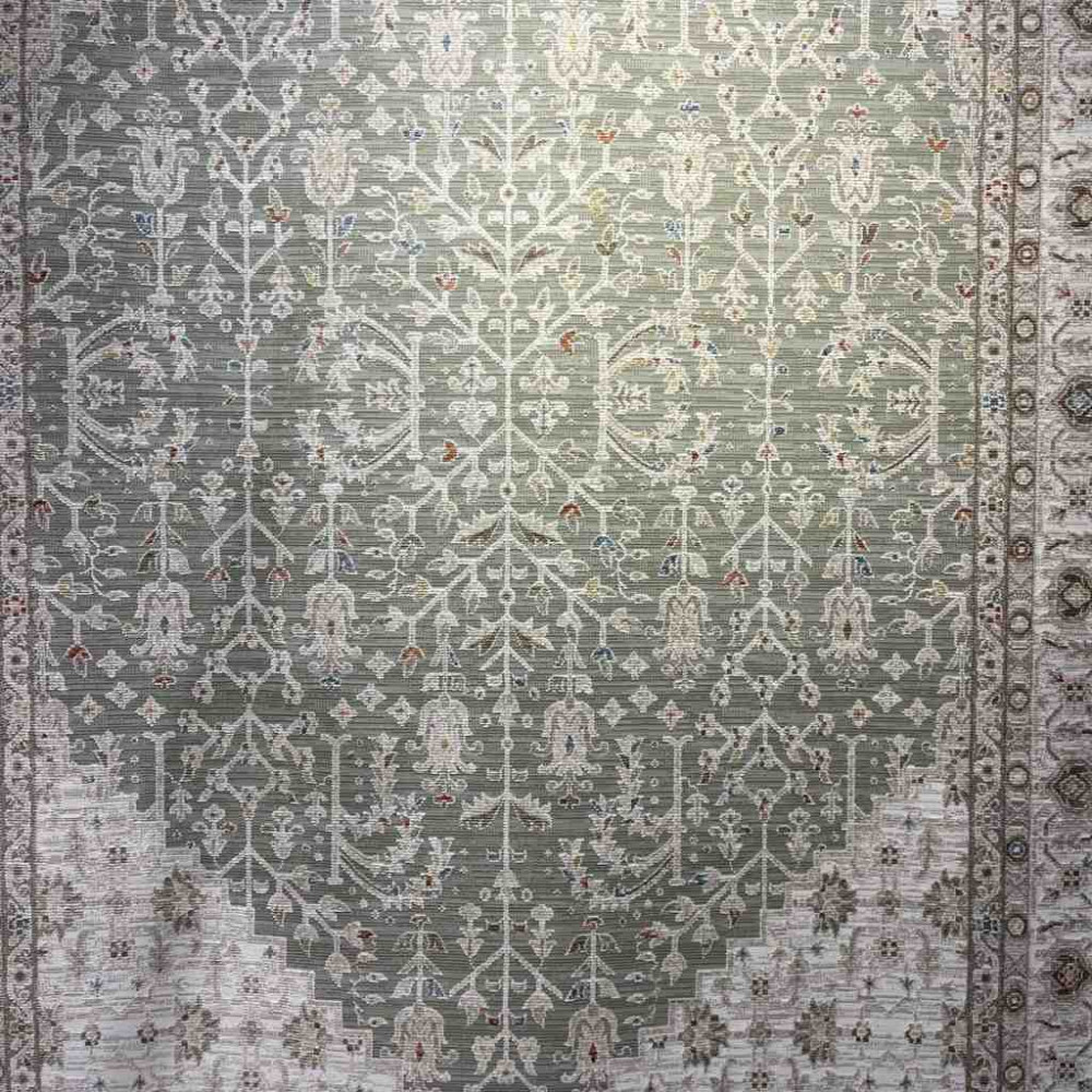 سجاد تركي بوهيمي اورنات AA034B اخضر مقاس 80*150