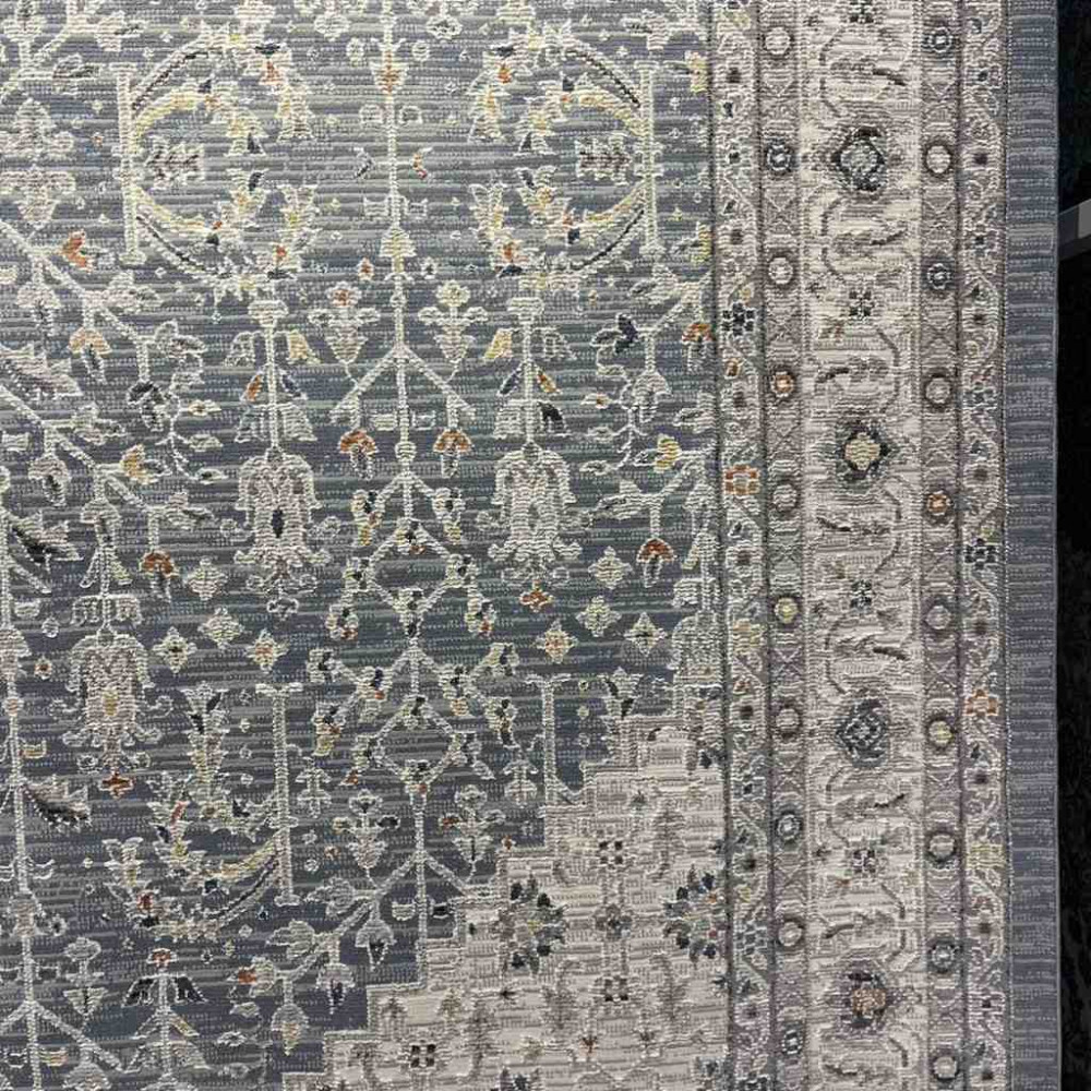 سجاد تركي بوهيمي اورنات AA034B كحلي مقاس 400*500