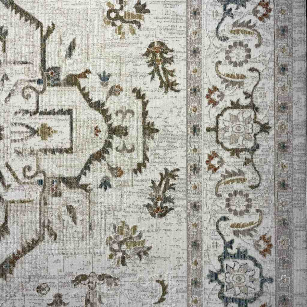 سجاد تركي بوهيمي اورنات G0641A كريم مقاس 80*150