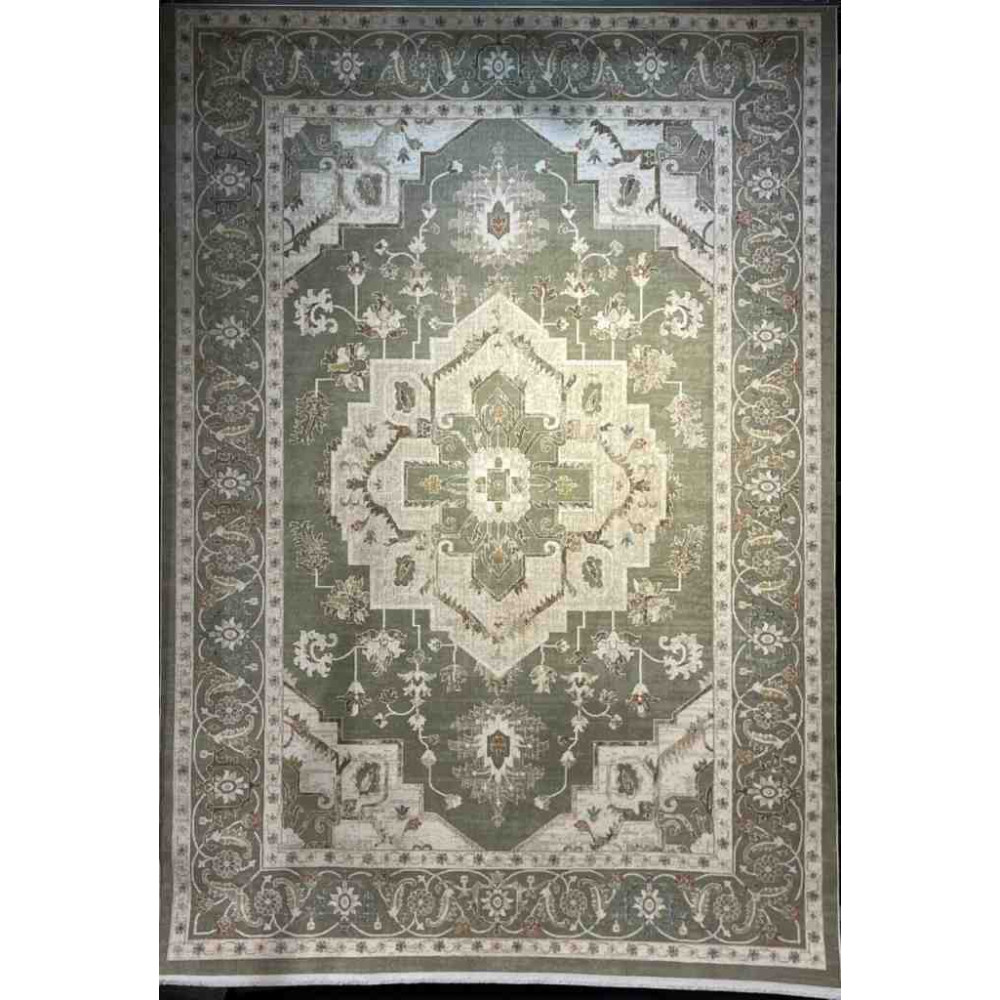 سجاد تركي بوهيمي اورنات G0641A اخضر مقاس 100*300