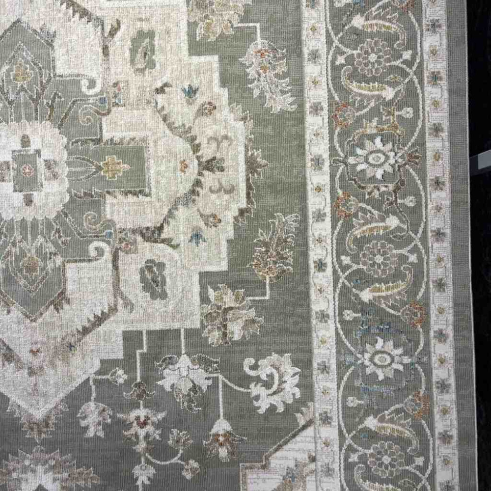 سجاد تركي بوهيمي اورنات G0641A اخضر مقاس 100*300