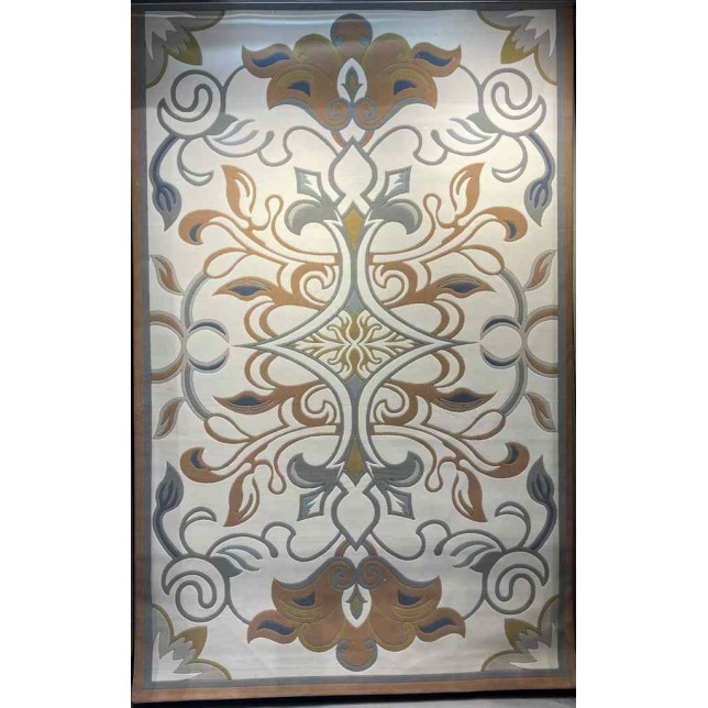 سجاد تركي بالاس S0190A  ابيض تيرا مقاس 400*400