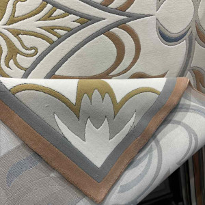 سجاد تركي بالاس S0190A  ابيض تيرا مقاس 500*600