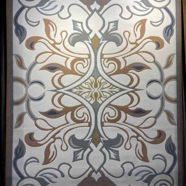 Turkish Palace Carpet S0190A Sky White terra Size 500*600