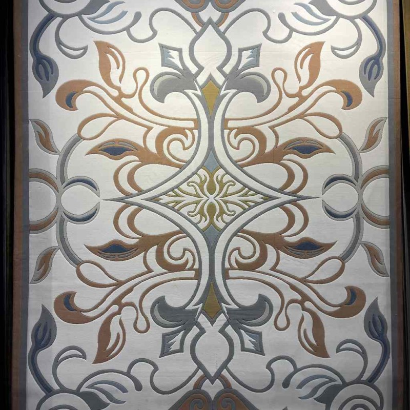 Turkish Palace Carpet S0190A Sky White terra Size 500*600