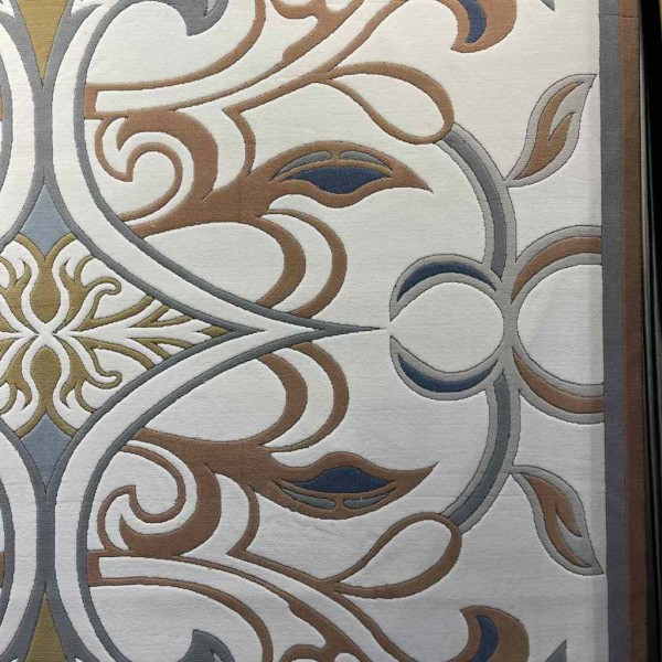 Turkish Palace Carpet S0190A Sky White terra Size 500*600