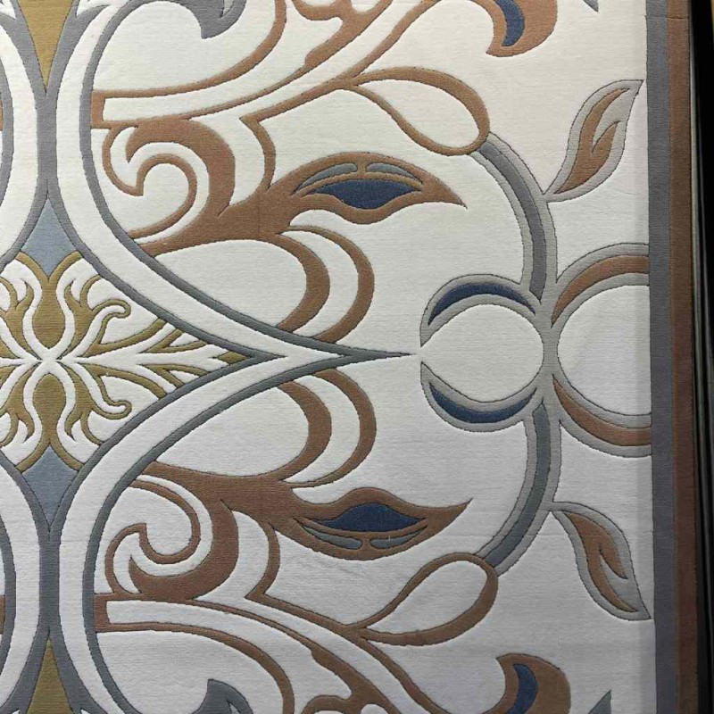 Turkish Palace Carpet S0190A Sky White terra Size 500*600