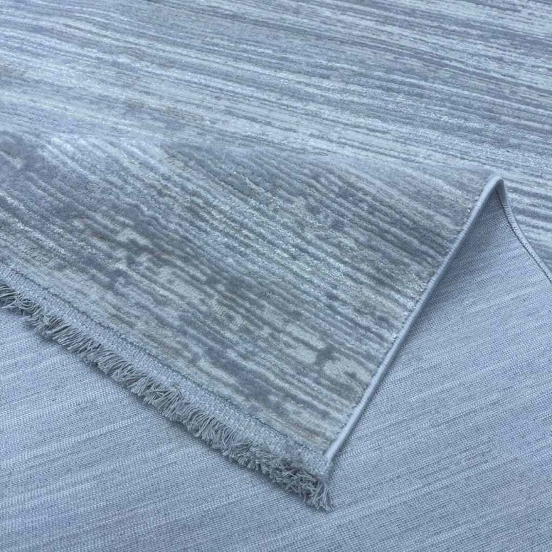Turkish pearl carpet 26815A gray white size 100*200