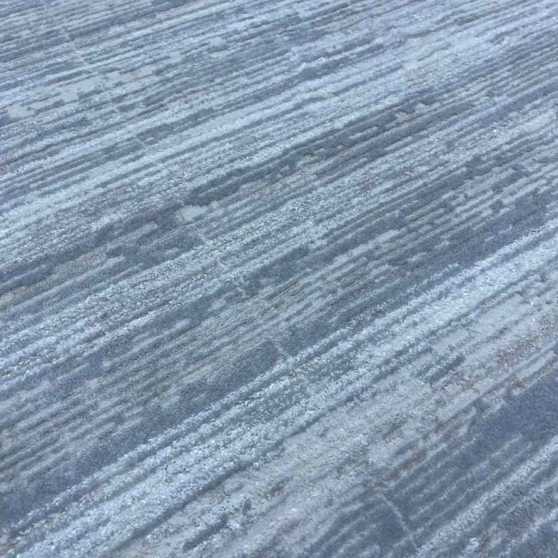 Turkish pearl carpet 26815A gray white size 100*200
