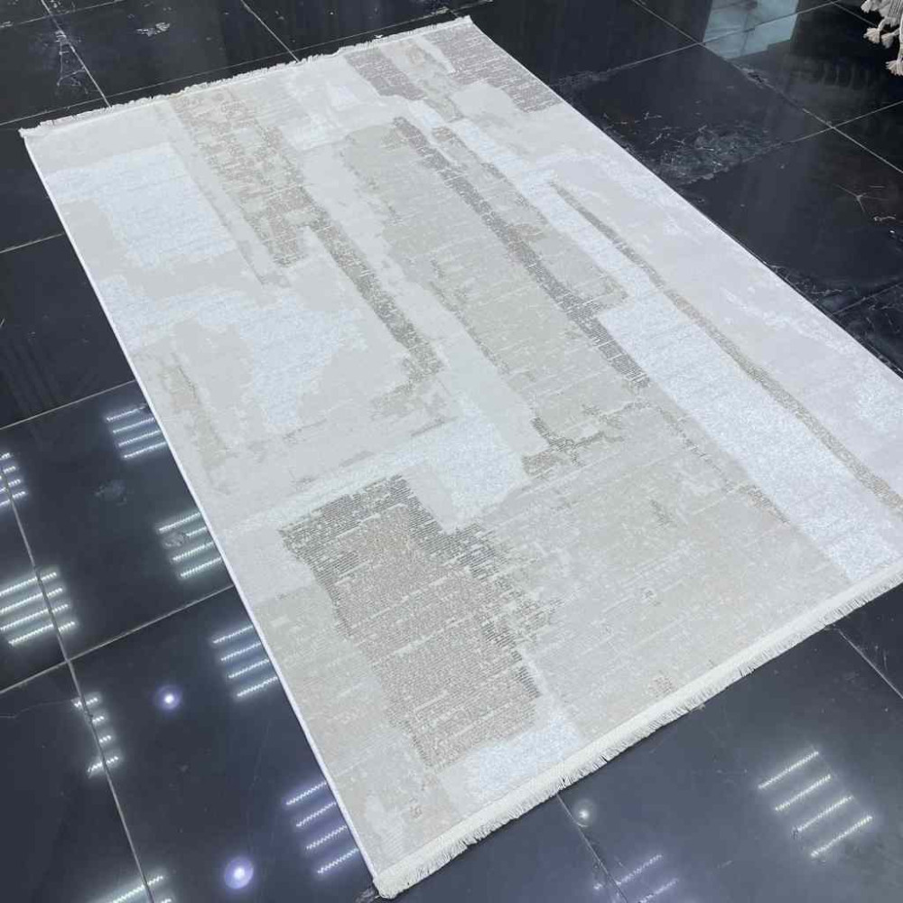 سجاد بيرل تركي 28627A كريم مقاس 250*350