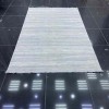 Turkish pearl carpet 26815A gray white size 100*300