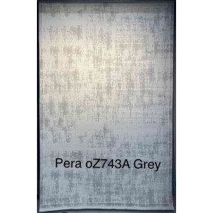 Modern Turkish Hotel Carpets Pera 0Z743A gray size 80*150