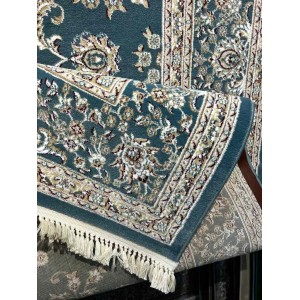 سجاد تركي صفوان كلاسيك سميك ناعم 40571 سماوي مقاس 400*600