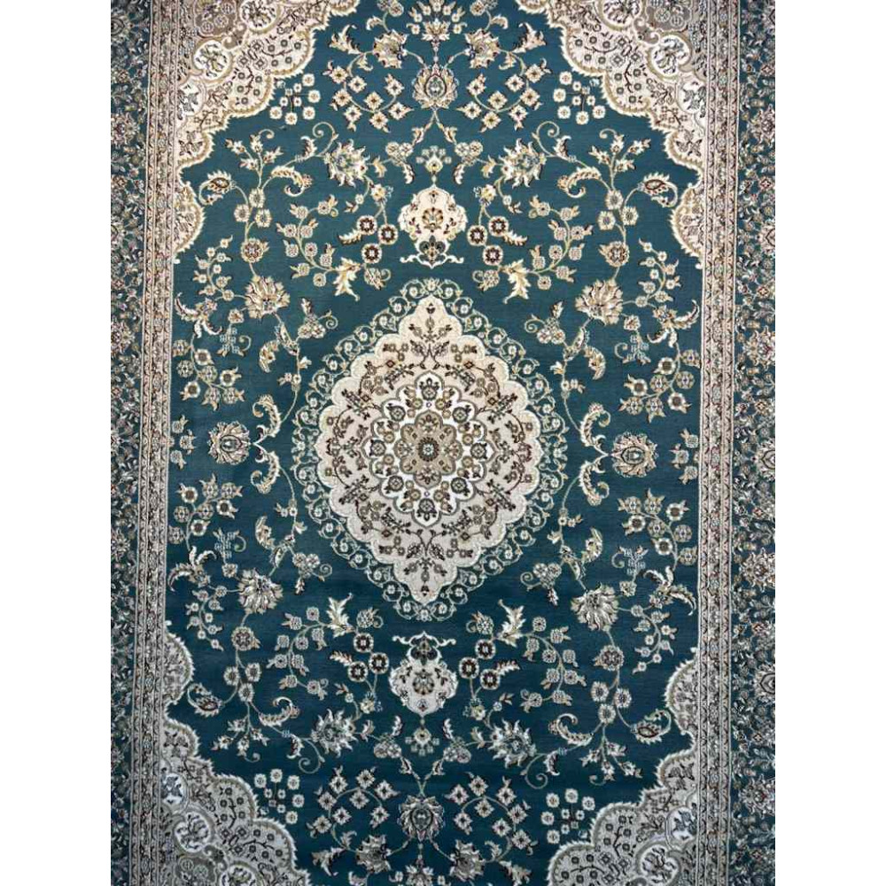 سجاد تركي صفوان كلاسيك سميك ناعم 40571 سماوي مقاس 400*600