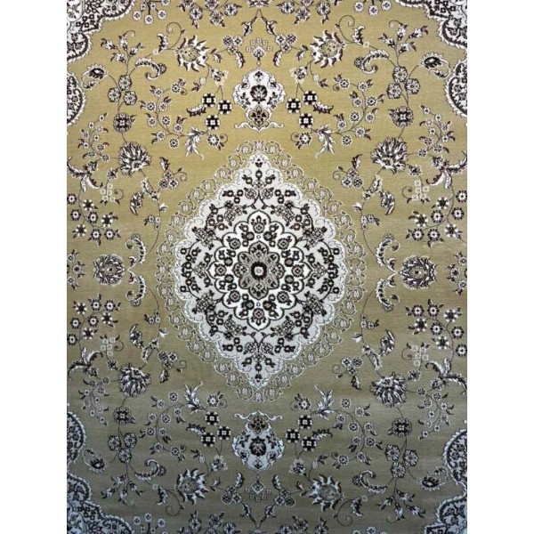 سجاد تركي صفوان كلاسيك سميك ناعم 40571 ذهبي مقاس 100*400