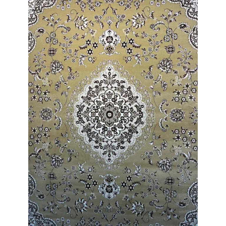 سجاد تركي صفوان كلاسيك سميك ناعم 40571 ذهبي مقاس 100*400