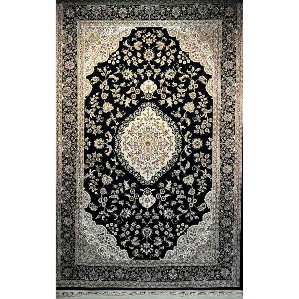 سجاد تركي صفوان كلاسيك سميك ناعم 40571 كحلي مقاس 100*200