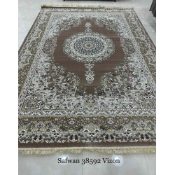 سجاد تركي صفوان كلاسيك سميك ناعم 38592 فيزون مقاس 400*600