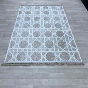 Soho Turkish burlap carpet 24579A cream size 100*300