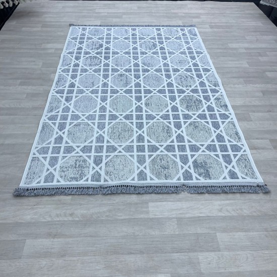 Soho Turkish burlap carpet 24579A light gray size 200*300