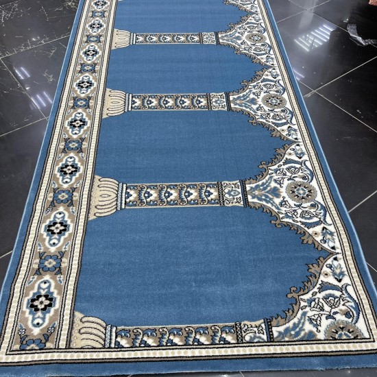 Superstar prayer rugs 125*480 cyan